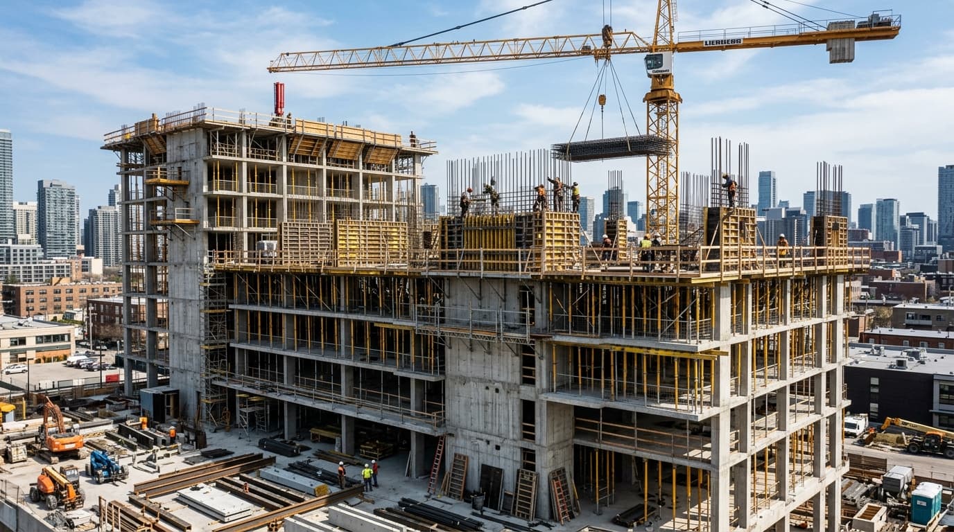 Multi-Story Reinforced Concrete Building Frame
